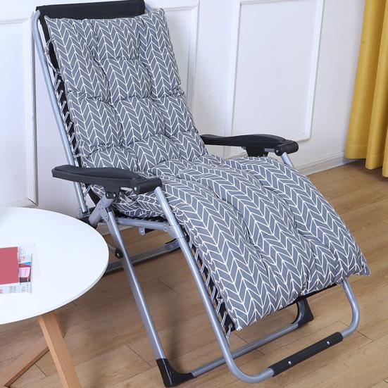 Recliner Cushion Cotton Linen Chair Pad with Straps Soft Padded Chair Cushion for Folding Recliners Rocking Chairs Home Office Use