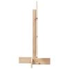 Sapin de Noël - vidaXL - 60 cm - Bois massif - Beige - Intérieur