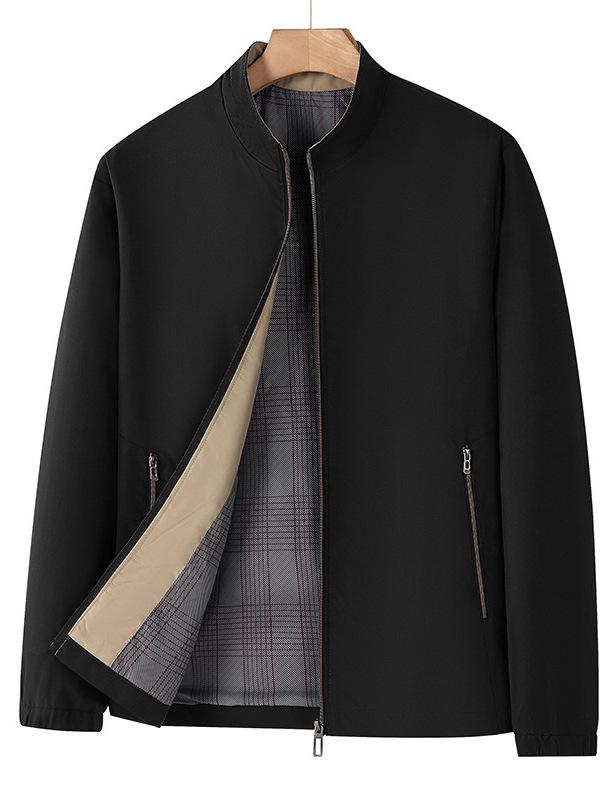 Herbst 2025 Herren Business Casual Jacke mit Stehkragen