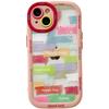 Fashion Graffiti Letter Shockproof Bumper Clear Phone Case For Iphone 14 13 12 11 Pro Max Cute Soft Silicone Back Cover Case