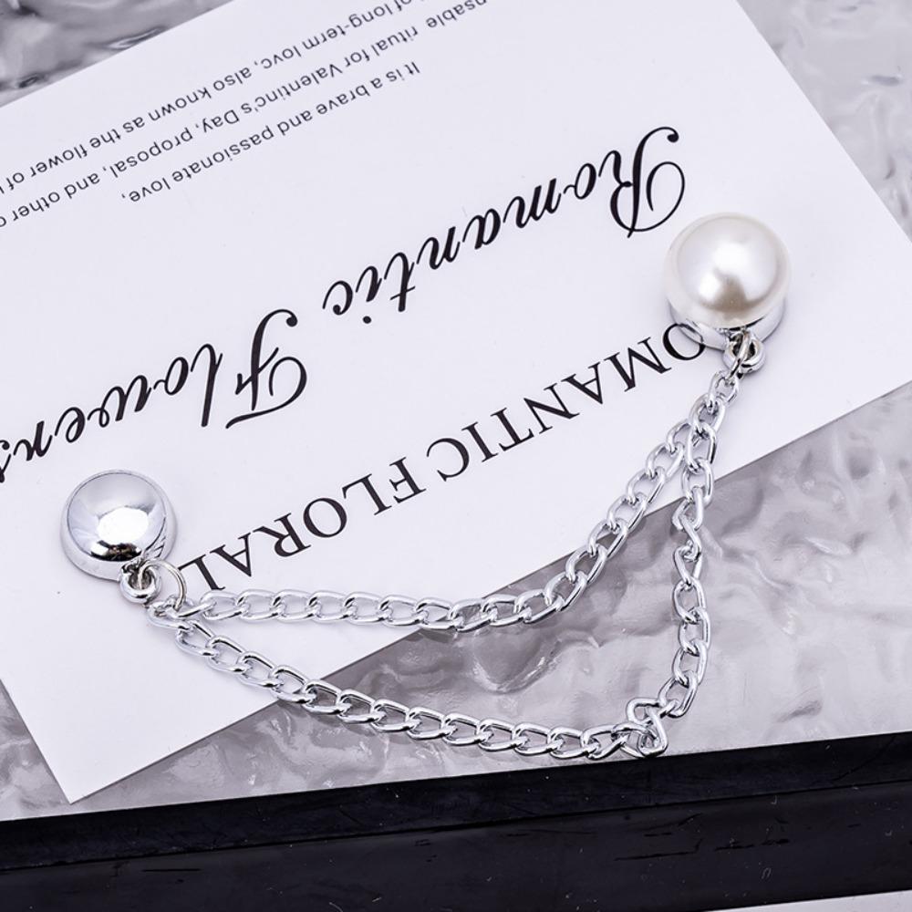 10pcs Non-hole Shorten Trouser Clip Multi-Function Tassel Chain Cuff-link Jeans