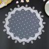 NEW Mesh Flowers Embroidery Table Cloth Cover Wedding Party Tablecloth Kitchen Dining Christmas Table Decoration and Accessories