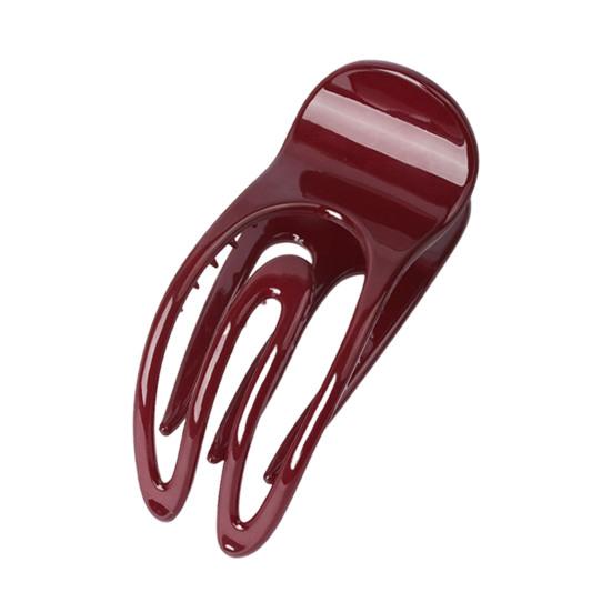French Style Hair Claw Hollow U-shaped Strong Grip Women Hair Clip Curved Ponytail Holder Hair
