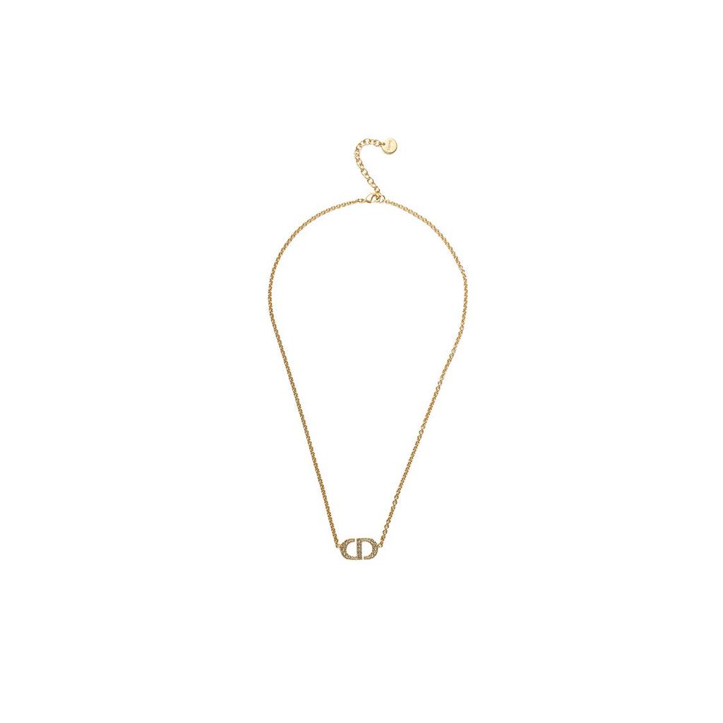 Dior Cd Logo Lobster Clasp Metal Necklace Women Necklace N2241WOMCY-D03S
