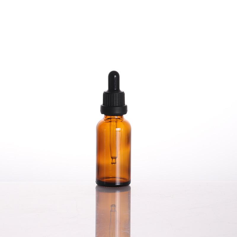 Braune Lichtgeschützte Glas-Serenflasche mit Tropfer, 30 ml und 50 ml, für Ätherische Öle und Kosmetika