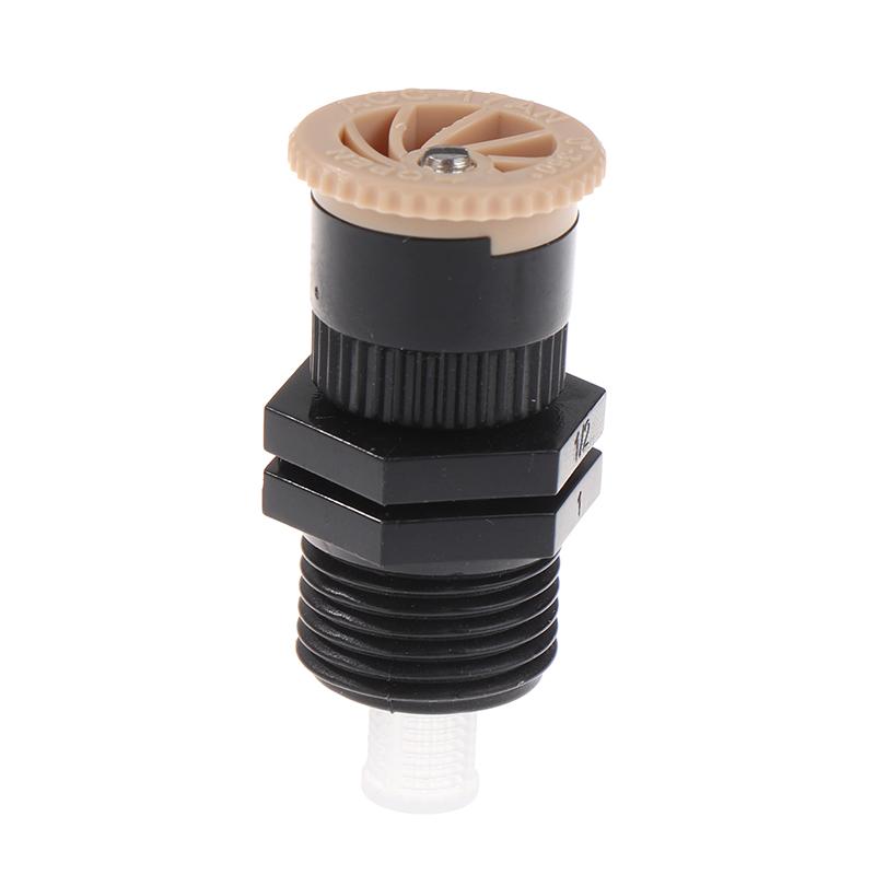 1Pc Water Sprinkler With 1/2 Inch Thread Plastic Support 0-360 Degrees Adjustable Farm Garden Lawn Watering Irrigation Nozzle
