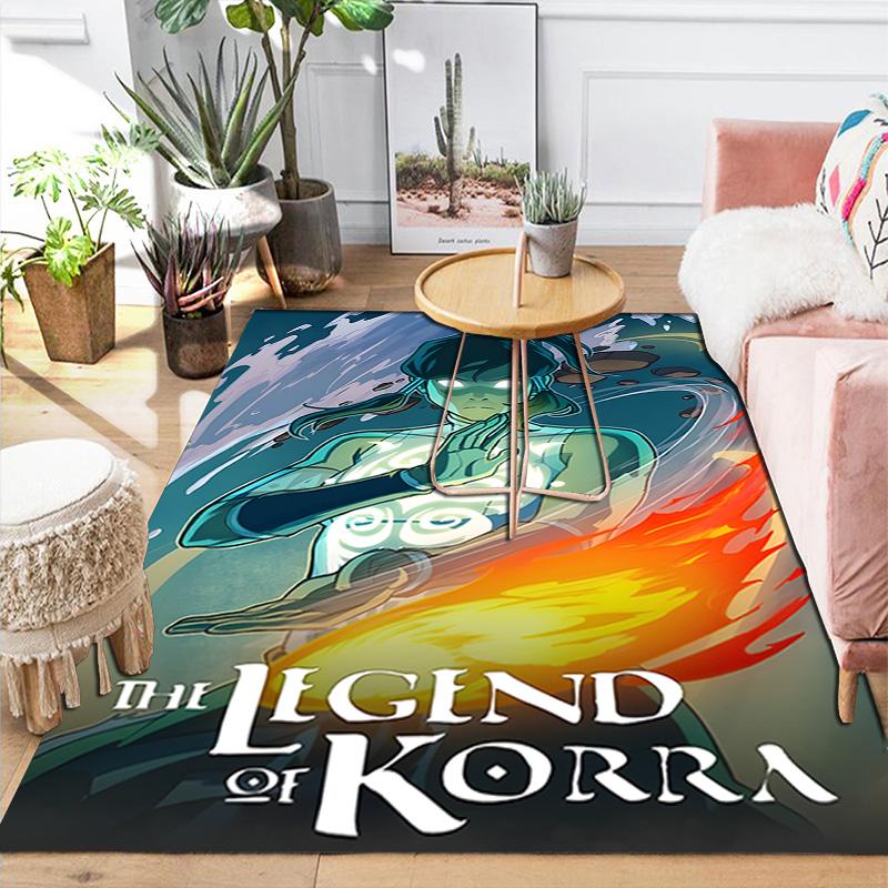 Korra Rug Floor Mat for Living Room or Bedroom Soft and Comfortable Carpet a Gift for Birthday and Holiday.
