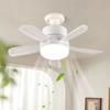 2 In 1 Hanging Fan with LED Lantern Remote Control Silent Ceiling Fan Universal Dimming Fan for Dining Room Bedroom Living Room