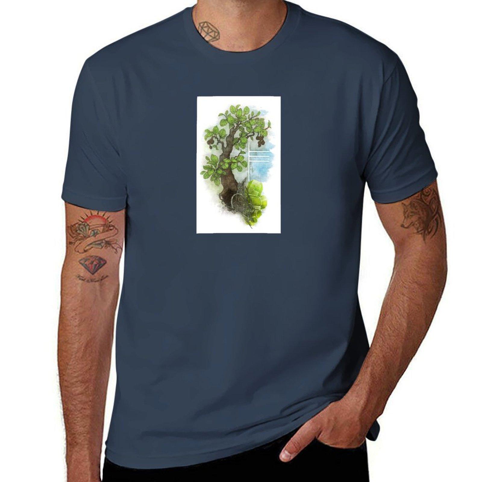 OGHAM art FEARN The Alder Tree TShirt t shirts with prints t shirt Unisex casual t shirts for Unisex slim fit TShirt S