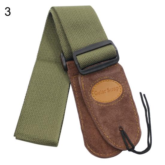 Widening Folk Acoustic Bass Cotton Adjustable Electric Guitar Belt Guitar Strap