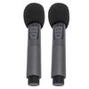 Drahtlose Dynamische Mikrofon mit 2,4G Empfänger 10 Kanäle Anti Störungen Bluetooth Wireless Zwei