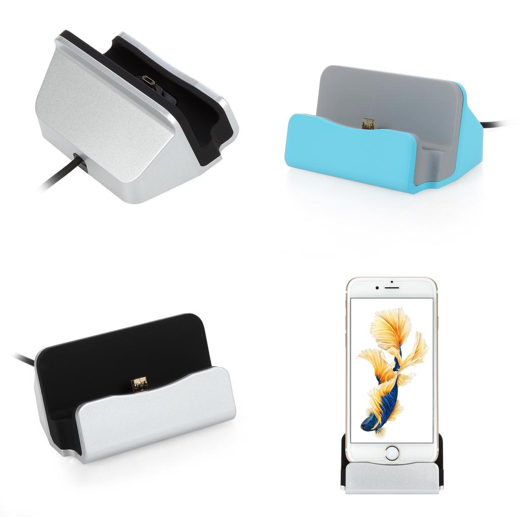 Type C Fast Charging Stand Pd 15w Plastic Phone Dock For Iphone Android Desktop Organizer Home Office