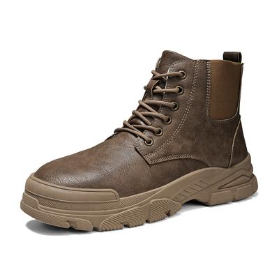 Neue Schuhe Herren Lässige Leder Stiefeletten Herbst Qualität High Top 8s Stiefel Männliche Plateau Stiefeletten Zapatos De Hombre