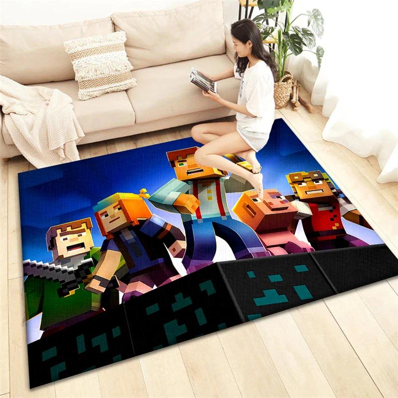 National Game Non-slip Carpet for Kids Play Mat Soft Floor Mat for Living Room Bedroom Kitchen Decor