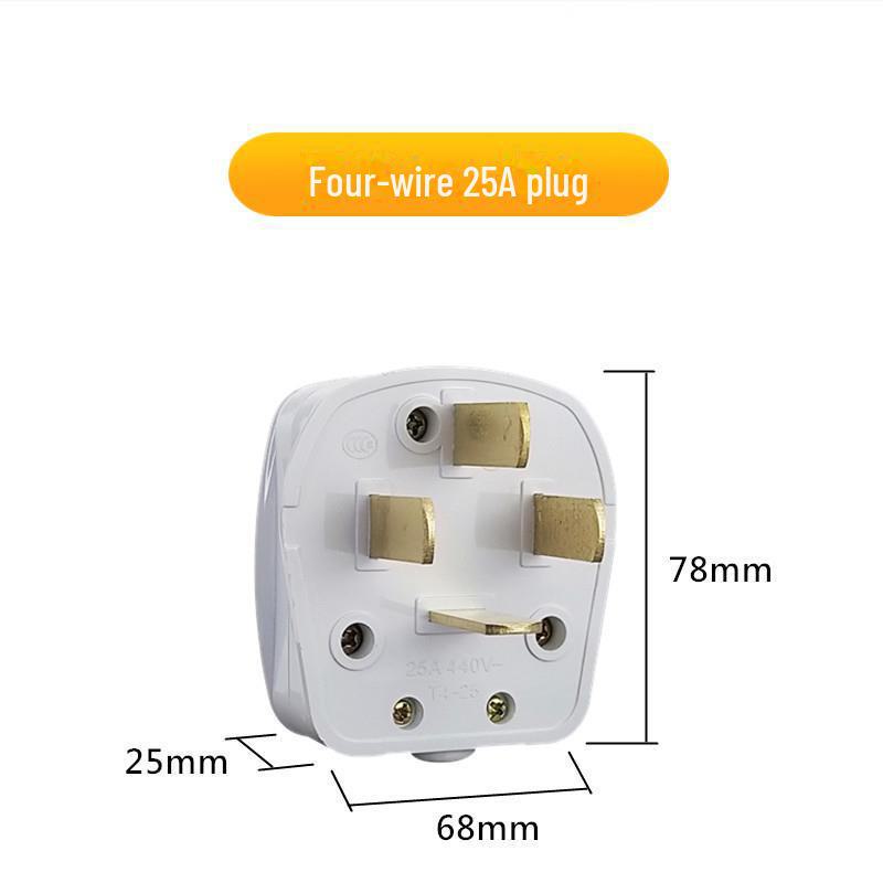 Suure võimsusega 86 tüüpi kliimaseadme pistikupesa, 20A koos lülitiga ja 25A kolmefaasiline neljajuhtmeline paneel