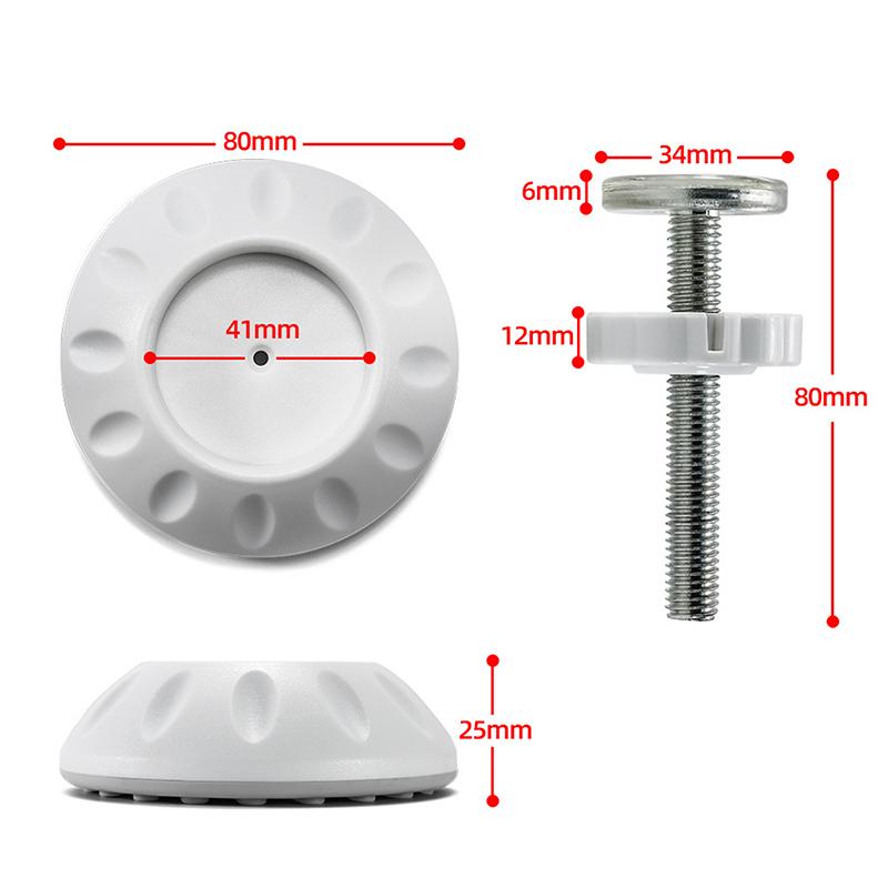 1Set White M8 M10 Baby Gate Spare Kit Pressure Fit Spindles Screw Bolts For Safety Gates Gate Accessories Bolts