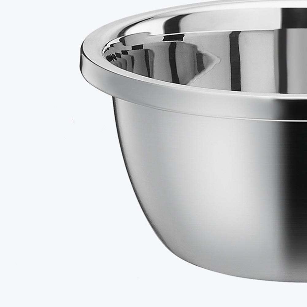 35cmx35cmx15cm Mixing Bowls Whisking Salad Basin Kitchen Sink Silvery