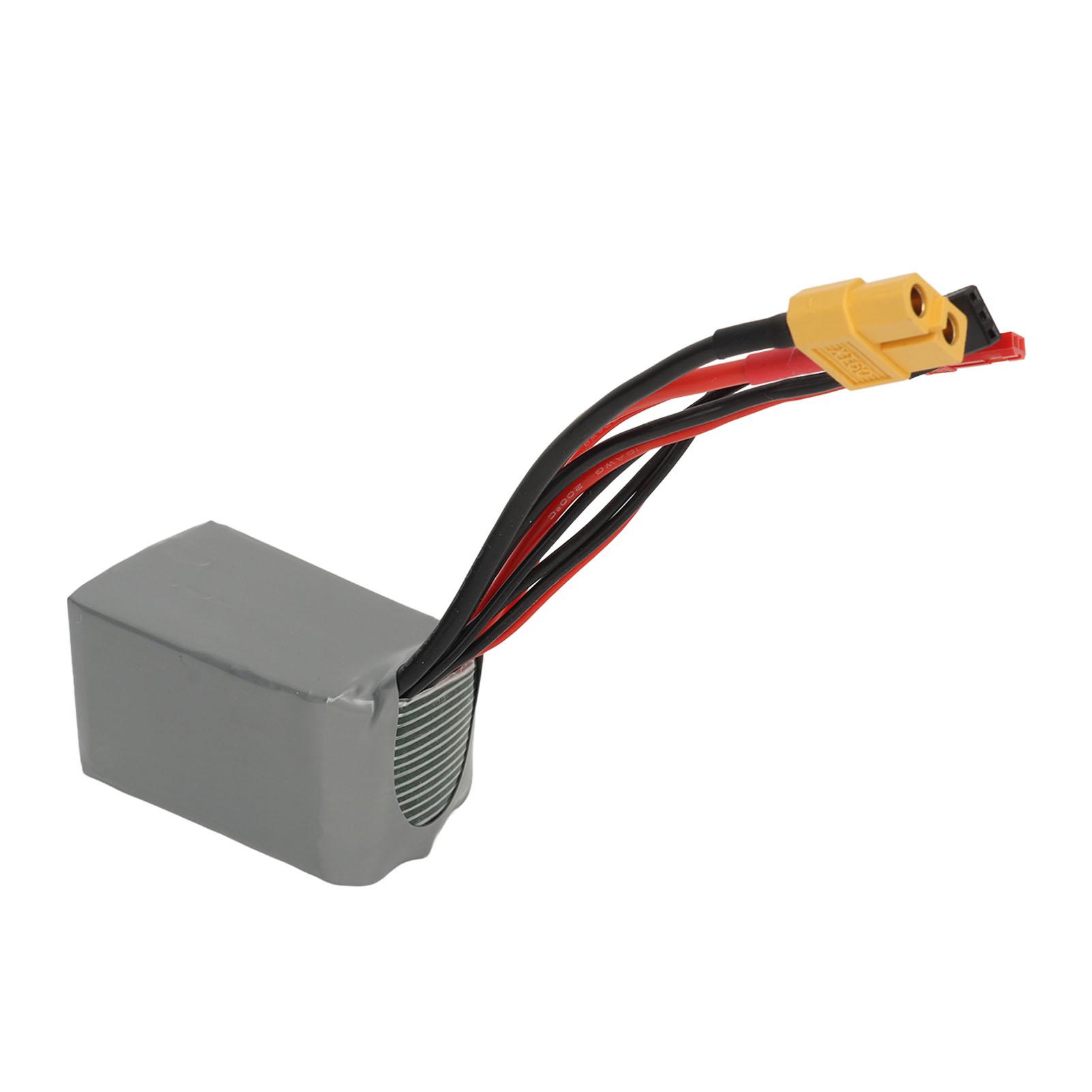 

Літієва батарея 6,6 В для іграшок з дистанційним керуванням 1800 мАг 25C Захист від перезаряду Полімерна модель літака