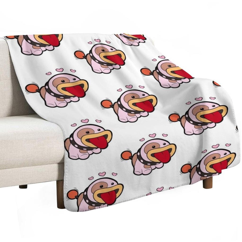 Poochy Throw Blanket Multi Use Warm Blanket for Living Room Bedroom