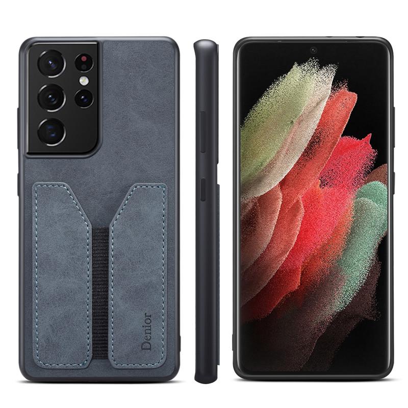 Luxury Soft Leather Phone Case For Samsung Galaxy S24 S23 FE S22 S21 S20 Ultra Plus S10 Note 20 Note 9 A05S Cover With card Slot