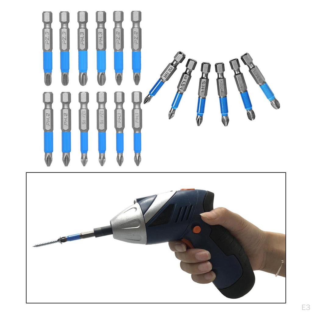 Non Slip Screw Driver bits Drill tool 50mm 1/4 Hexagon