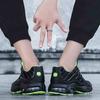 Autumn New Breathable and Lightweight Running Shoes Shock-absorbing Rear Palm Air Cushion Shoes Flying Woven Sports Shoes Running Shoes