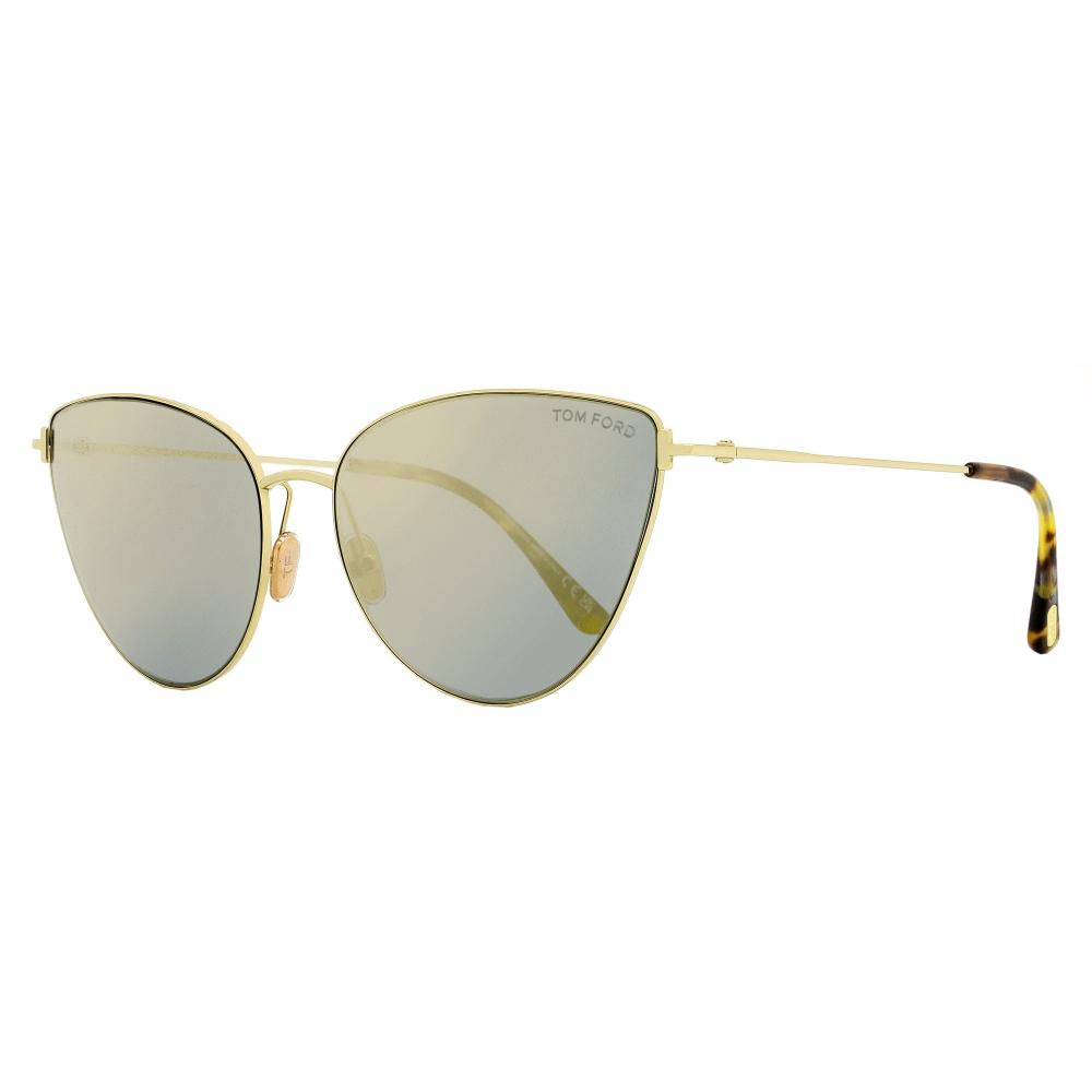 

Женские солнцезащитные очки «кошачий глаз» Tom Ford TF1005 Anais 02 32C Gold Honey Havana 62 мм 32c
