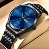 Fashion Retro Diamond Dial Casual Watches Round Stainless Steel Waterproof Luminous Clock Quartz Wristwatch for Women Gift
