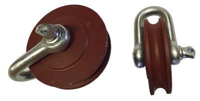 Roller Block On Shackle 100Mm - Bl Thickness 100