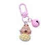 Cartoon Resin Bell Keychain and Bag Charm Pendant - Couple Ornament Gift