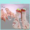 Halloween Bloedige Lichaamsdelen Realistisch Hart Hersenen Afgehakte Hand Voet Kostuum Accessoires