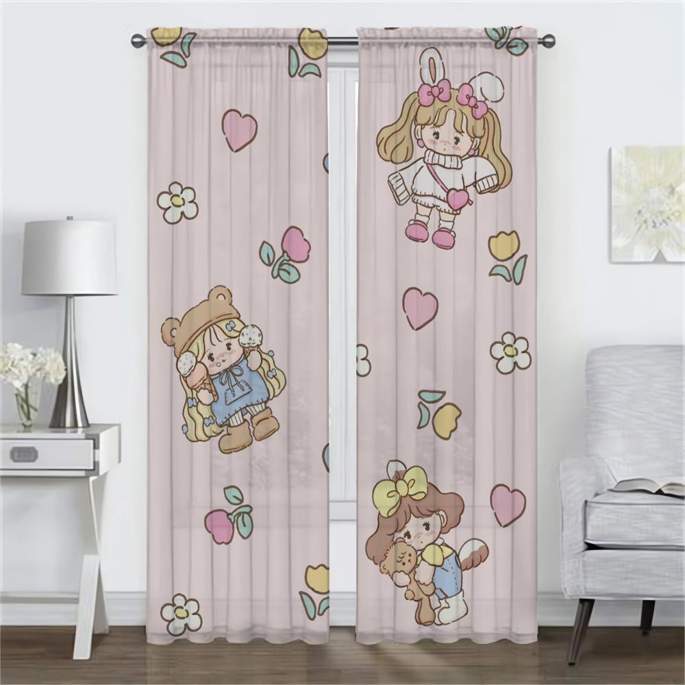 MikkoS Partition Blackout Curtain for Room 2 Panel Halloween Decoration Curtains Child Room Home Interior Curtains Shades Living