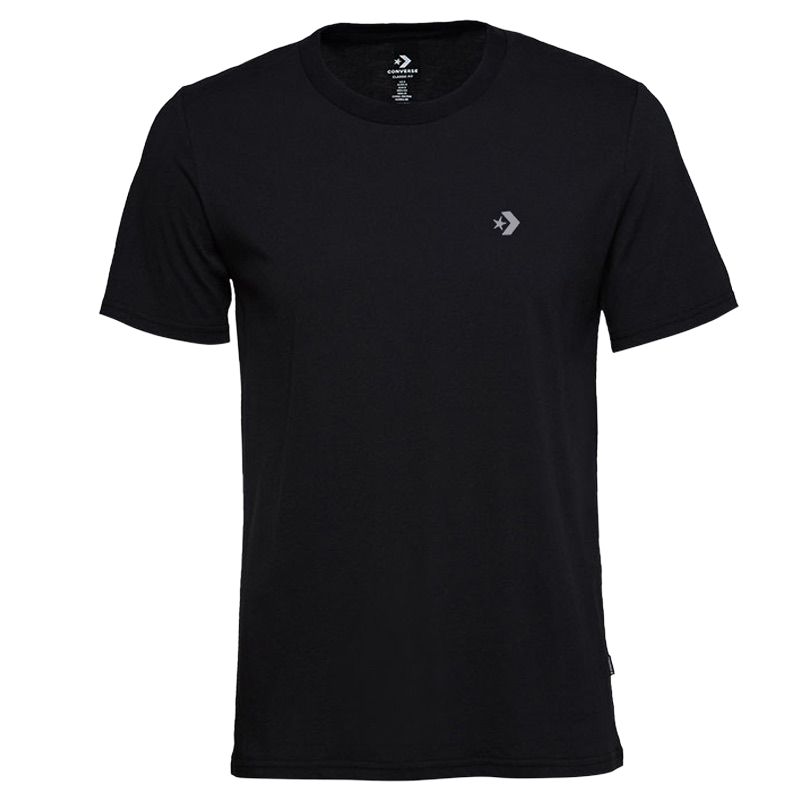 Converse Star Chevron EMB T Shirt Men s Black 10017725-A01 M