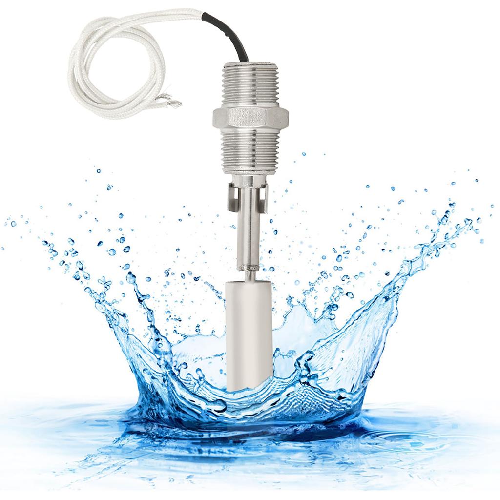 Regulátor hladiny vody Senzor hladiny kapalné vody Bočně montovaný Nerezová ocel 304 Vnější závit 1/2NPT DC0-110V