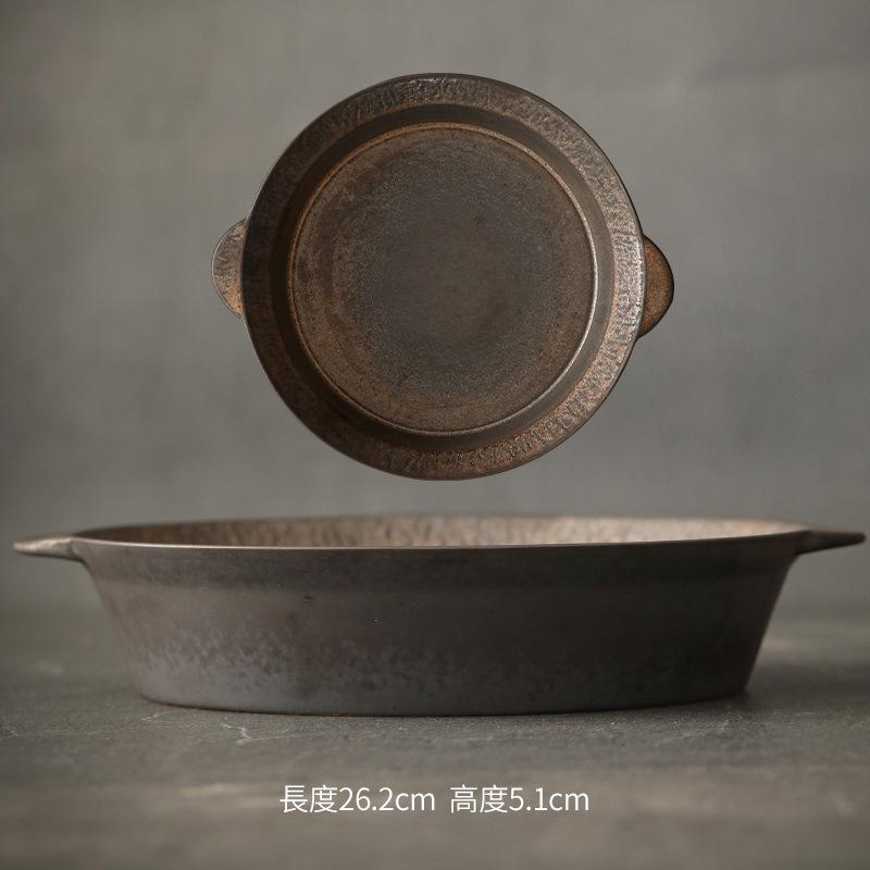 Light Luxury Plate Dish Steak Dining Plate Creative Western Dish Pasta Plate Japanese Tableware Internet Celebrity