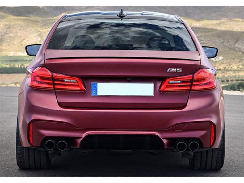 Quad Exhaust Tips for BMW 5 Series: Upgrade F10/F18 To New M5 Style with Square Outlets