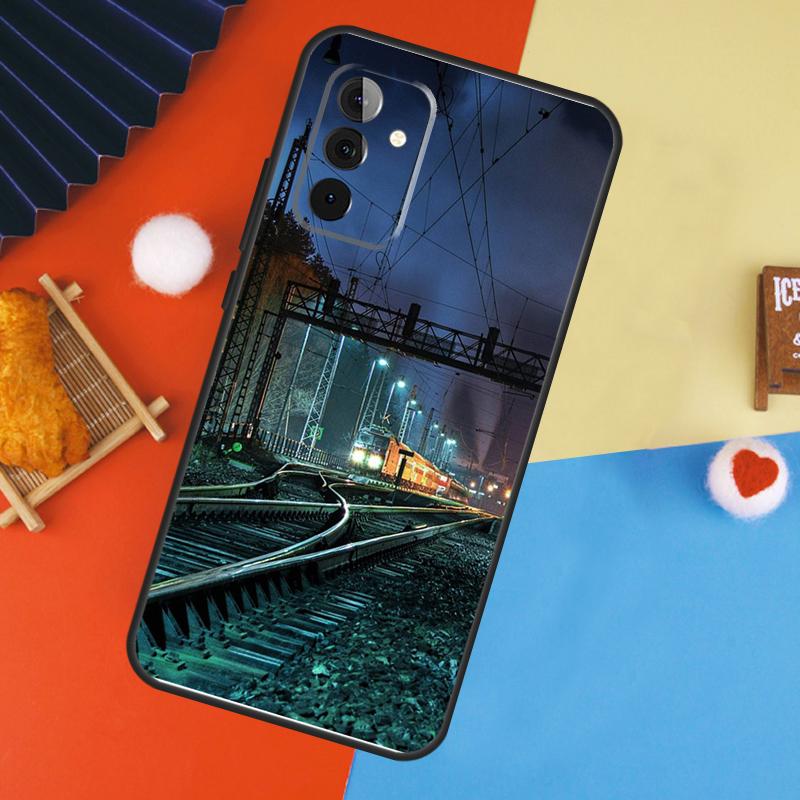 Train Rail Sunlight Case For Samsung Galaxy A54 A34 A14 A55 A35 A33 A53 A13 A23 A17 A06 A16 A56 A36 A52 A32 A15