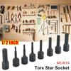 1Pcs 78mm Length 12 Point Torx Socket Long Bit Socket Wrench New Electric Drill Socket Adapter