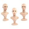 with Shoulder Display Hat Headwear Female Mannequin Head Bust Style C
