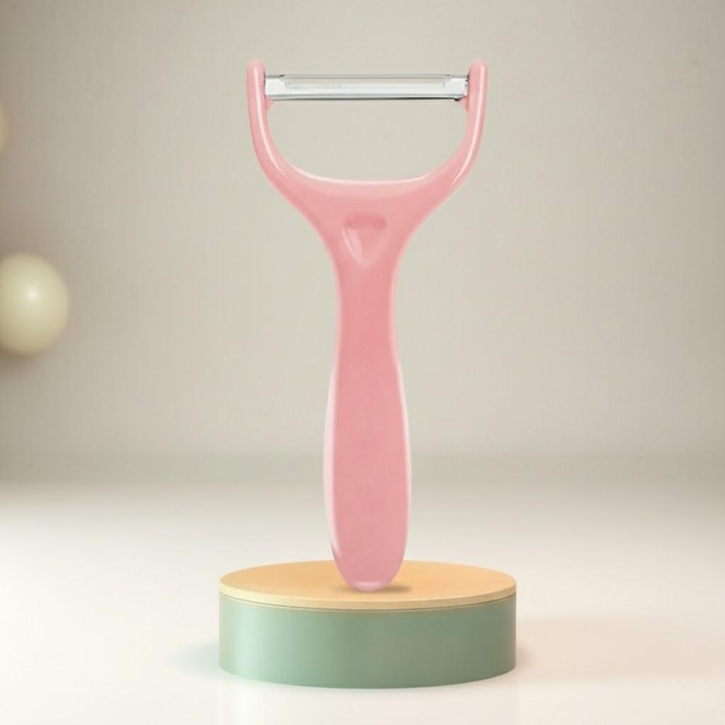 

Stainless Steel Fruit Peeling Knife Multi-Function Peeler Sharp Kitchen Tool for Peeling Apples Vegetables and Fruits рожевий