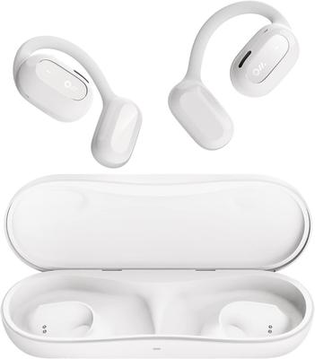 Oladance OWS1 Wireless Bluetooth 16 Hours of Dynamic Comfortable Compatible with iPhone and White Open-Ear Earbuds, 5.2, Open-Ear Design, Playtime,