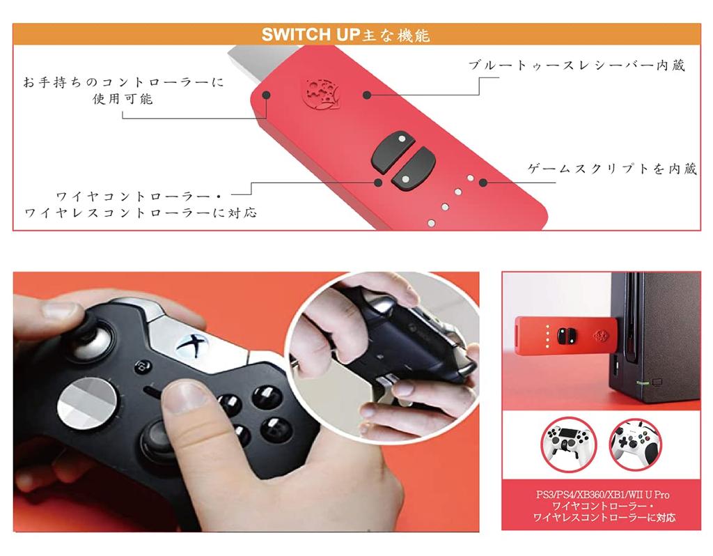 CronusMax SWITCH UP Kontrolleradapter Asia Eneforhandler Japansk Manual Inkludert COLLECTIVEMINDS