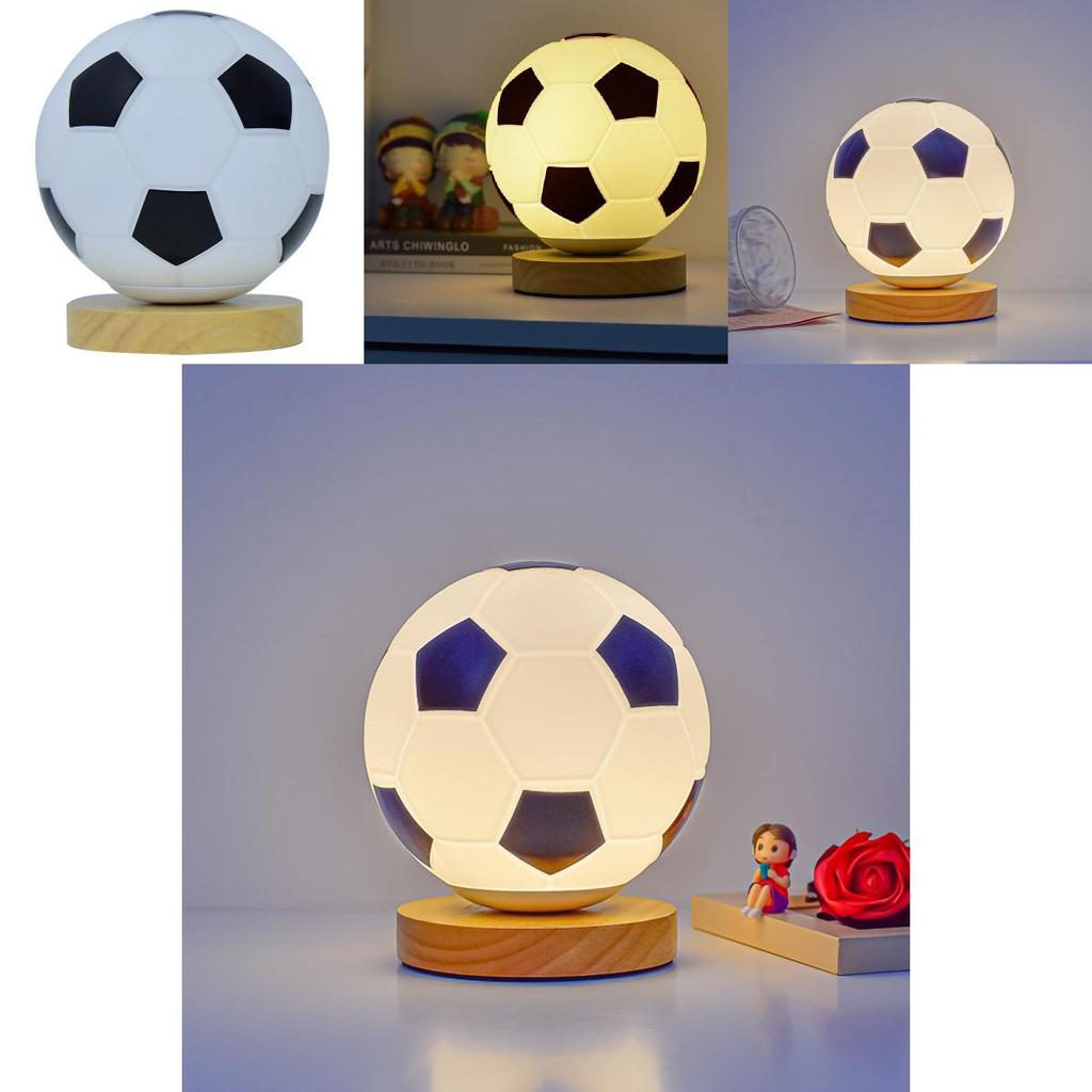 Soccer Led Night Light Lamp For Bedroom Decorations