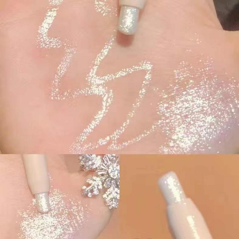 

Highlight flash aegyo sal pen aegyo sal pearlescent brightening champagne gold waterproof smudge trimming artifact [02 #Aurora Silver]