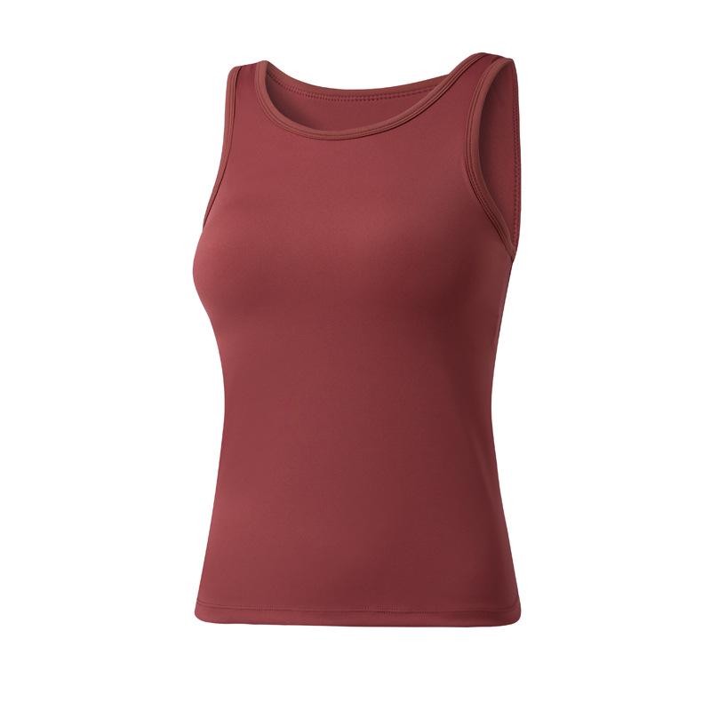 Lulu Yoga Shockproof Sports Bra | Beautiful Back Camisole Vest with Chest Pad