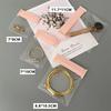 Waterproof EVA Jewelry Pouch: Non-Yellowing, Non-Hardening, Anti-Oxidation Storage Bag for Earrings, Necklaces, Bracelets, Accessories
