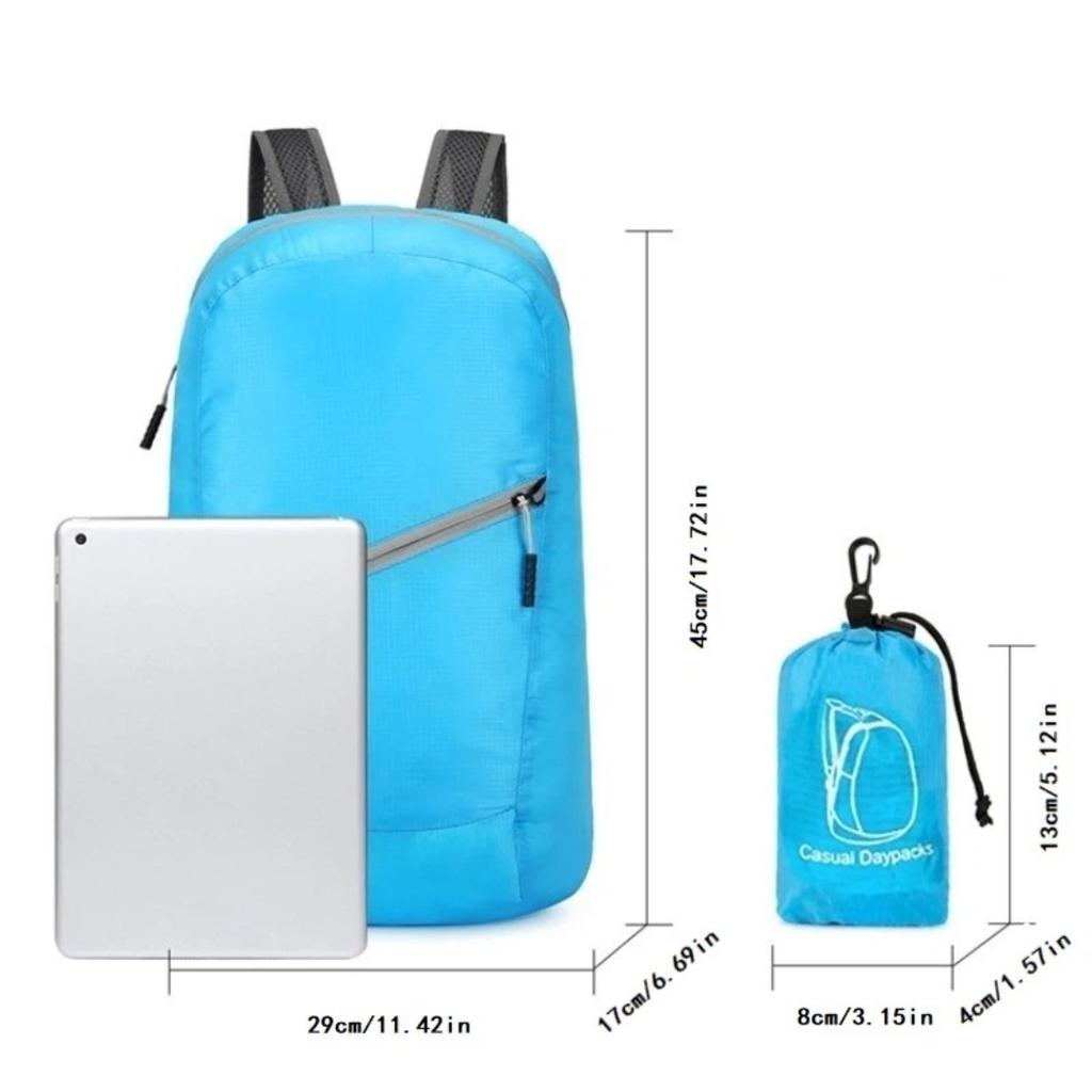 Stylish Foldable Backpack, Ultralight Outdoor Hiking Backpack, Portable Travel Backpack for Men and Women.