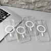 Transparent Magnetic Case with Touch Button for iPhone 17Ai/16 Pro Max/Plus