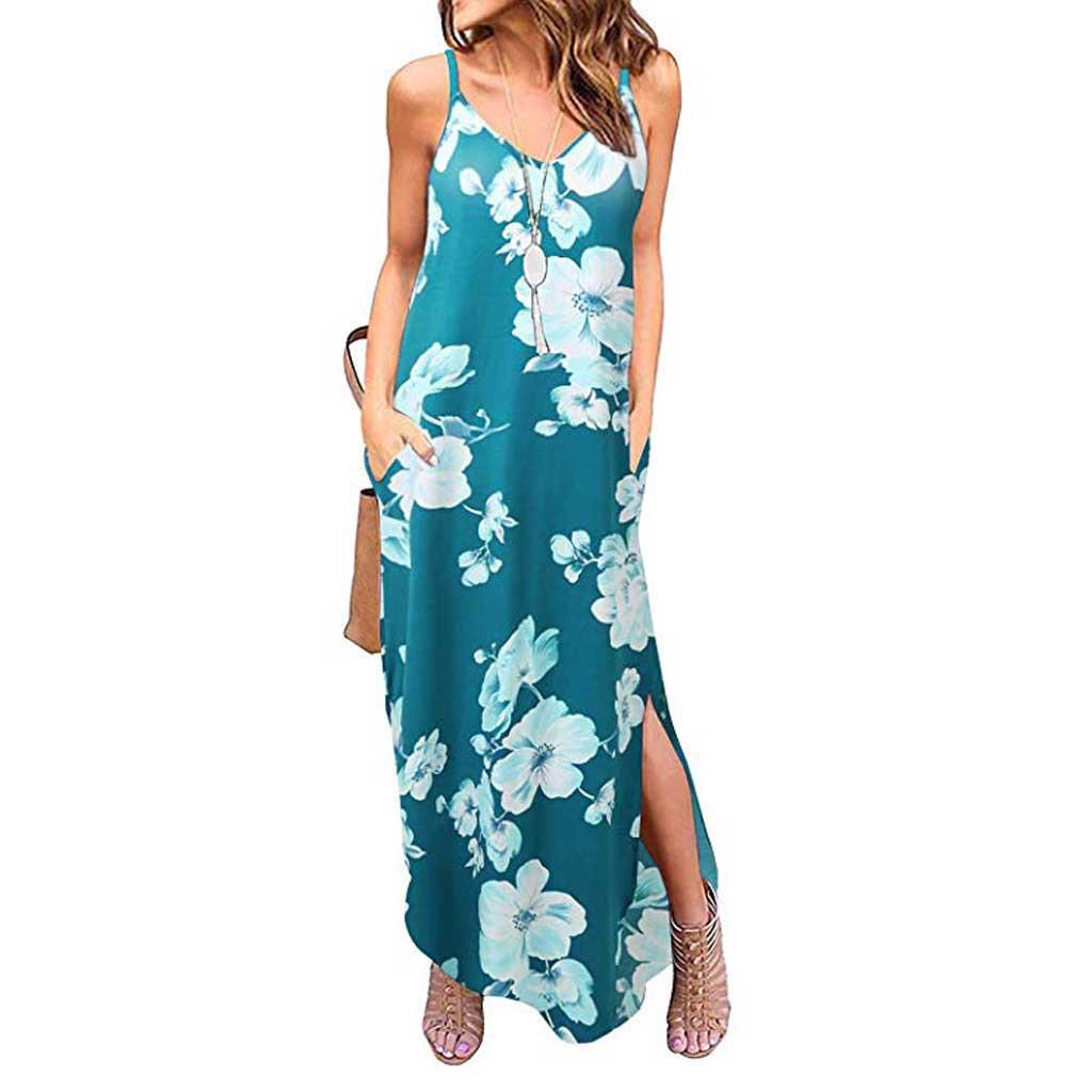 cami split maxi dress