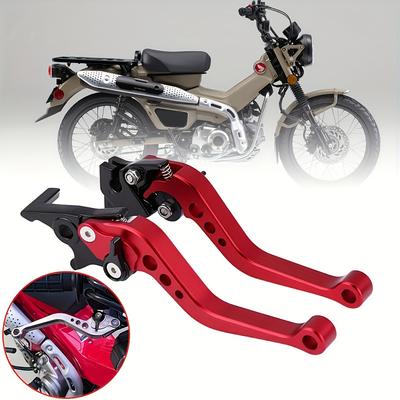 Motorcycle Brake and Clutch Levers Adjustable, Aluminum Alloy For Motorcycles - Enhance Control & Safety - Great Gift for Motorcyclists